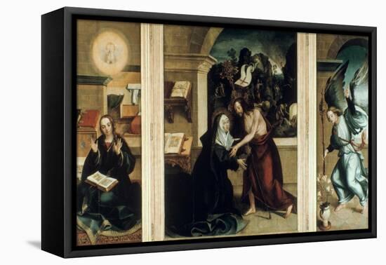 Appearance of Christ to the Virgin, 1531-Garcia Fernandes-Framed Stretched Canvas