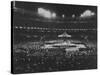 Appearance of Pope Paul VI for Roman Catholic Mass in New York Yankee Stadium-Ralph Morse-Stretched Canvas