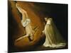 Appearance of Saint Peter to Saint Peter Nolasco-Francisco de Zurbarán-Mounted Giclee Print