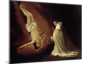 Appearance of St. Peter to St. Peter Nolasco 1629-Francisco de Zurbarán-Mounted Giclee Print