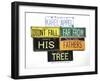Appel Fathers Tree-Gregory Constantine-Framed Giclee Print