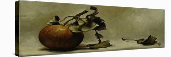 Apple and Leaf-James Gillick-Stretched Canvas