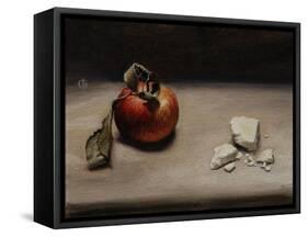 Apple and White Stilton-James Gillick-Framed Stretched Canvas