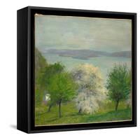 Apple Blossom, 1903 (Oil on Canvas)-Robert William Vonnoh-Framed Stretched Canvas