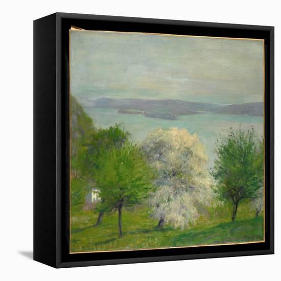 Apple Blossom, 1903 (Oil on Canvas)-Robert William Vonnoh-Framed Stretched Canvas