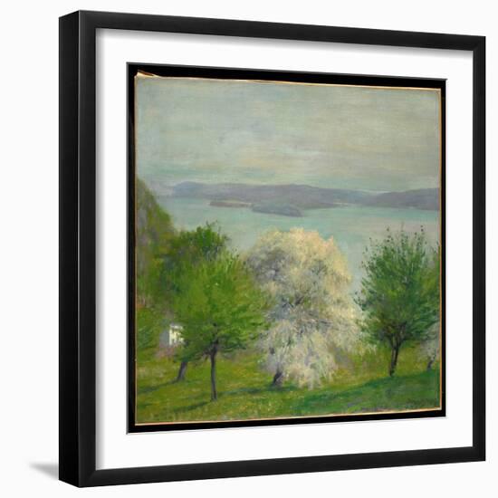 Apple Blossom, 1903 (Oil on Canvas)-Robert William Vonnoh-Framed Premium Giclee Print