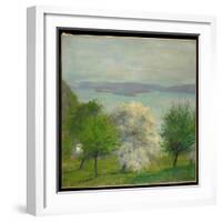 Apple Blossom, 1903 (Oil on Canvas)-Robert William Vonnoh-Framed Giclee Print