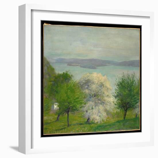 Apple Blossom, 1903 (Oil on Canvas)-Robert William Vonnoh-Framed Giclee Print