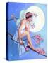 Apple Blossom Fairy-Judy Mastrangelo-Stretched Canvas
