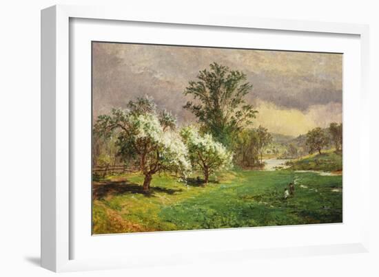 Apple Blossom Time, 1889-Jasper Francis Cropsey-Framed Giclee Print