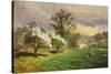 Apple Blossom Time, 1899-Jasper Francis Cropsey-Stretched Canvas