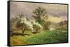 Apple Blossom Time, 1899-Jasper Francis Cropsey-Framed Stretched Canvas
