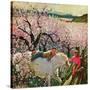 "Apple Blossom Time", May 6, 1950-John Clymer-Stretched Canvas