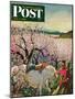 "Apple Blossom Time" Saturday Evening Post Cover, May 6, 1950-John Clymer-Mounted Giclee Print