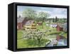 Apple Blossom Time-Bob Fair-Framed Stretched Canvas