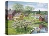 Apple Blossom Time-Bob Fair-Stretched Canvas