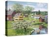 Apple Blossom Time-Bob Fair-Stretched Canvas