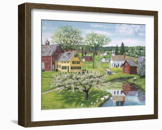 Apple Blossom Time-Bob Fair-Framed Giclee Print