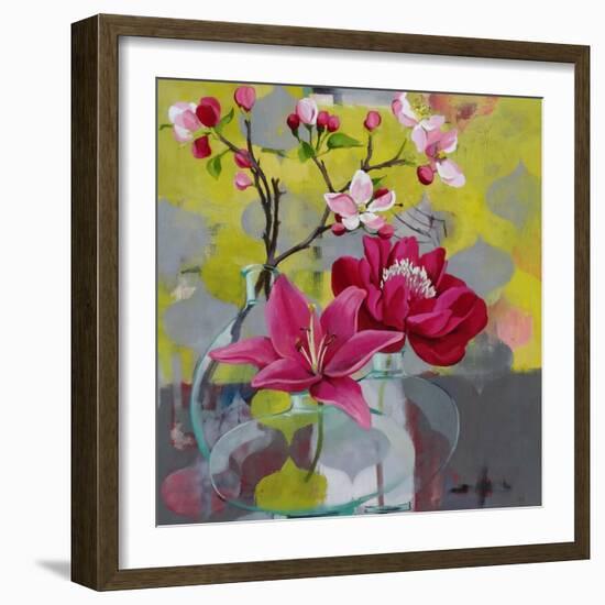 Apple Blossom Trio-Jennifer Rasmusson-Framed Art Print
