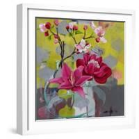 Apple Blossom Trio-Jennifer Rasmusson-Framed Art Print