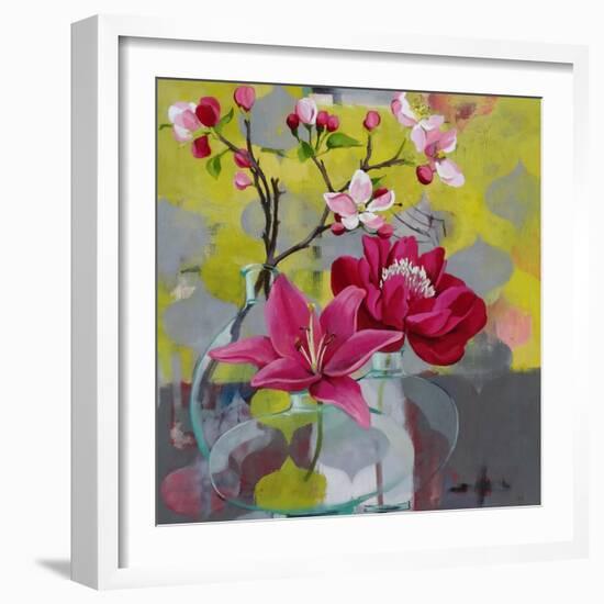 Apple Blossom Trio-Jennifer Rasmusson-Framed Art Print