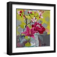 Apple Blossom Trio-Jennifer Rasmusson-Framed Art Print