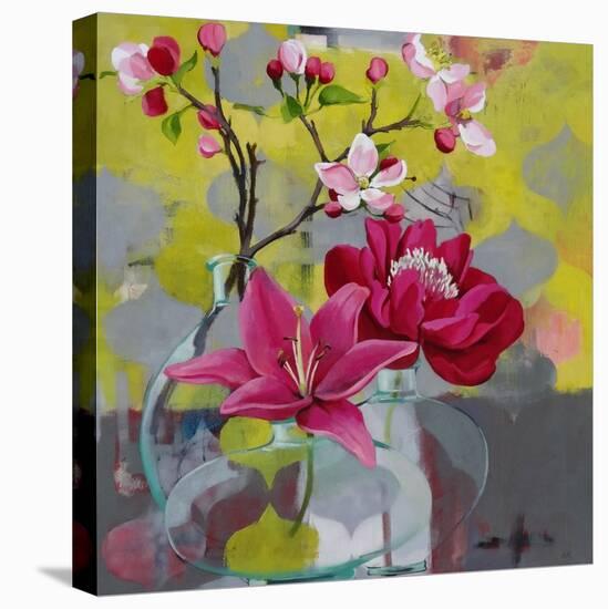 Apple Blossom Trio-Jennifer Rasmusson-Stretched Canvas