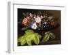 Apple Blossoms, Primula, Heather, and Yellow Acacia-Johan Laurentz Jensen-Framed Premium Photographic Print