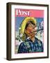 "Apple Blossoms," Saturday Evening Post Cover, May 6, 1944-Howard Scott-Framed Giclee Print