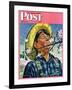 "Apple Blossoms," Saturday Evening Post Cover, May 6, 1944-Howard Scott-Framed Giclee Print