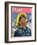 "Apple Blossoms," Saturday Evening Post Cover, May 6, 1944-Howard Scott-Framed Giclee Print