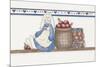 Apple Bunny-Debbie McMaster-Mounted Giclee Print