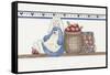 Apple Bunny-Debbie McMaster-Framed Stretched Canvas