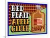 Apple Cider Crate Label-Mark Frost-Framed Giclee Print