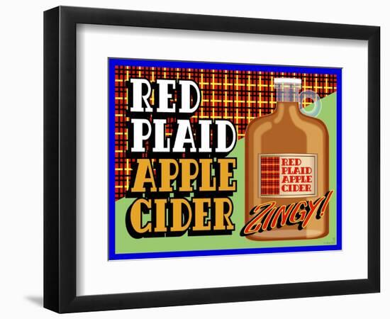 Apple Cider Crate Label-Mark Frost-Framed Giclee Print