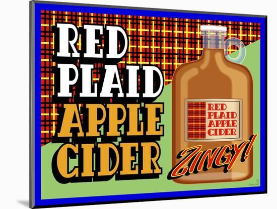 Apple Cider Crate Label-Mark Frost-Mounted Giclee Print