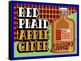 Apple Cider Crate Label-Mark Frost-Framed Stretched Canvas