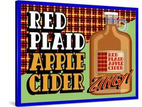 Apple Cider Crate Label-Mark Frost-Stretched Canvas