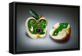 Apple Core-Kikroune-Framed Stretched Canvas