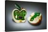 Apple Core-Kikroune-Stretched Canvas