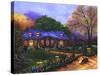 Apple Cottage-Bonnie B. Cook-Stretched Canvas