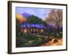 Apple Cottage-Bonnie B. Cook-Framed Giclee Print