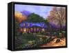 Apple Cottage-Bonnie B. Cook-Framed Stretched Canvas