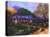 Apple Cottage-Bonnie B. Cook-Stretched Canvas