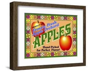 Apple Crate Label-Mark Frost-Framed Premium Giclee Print