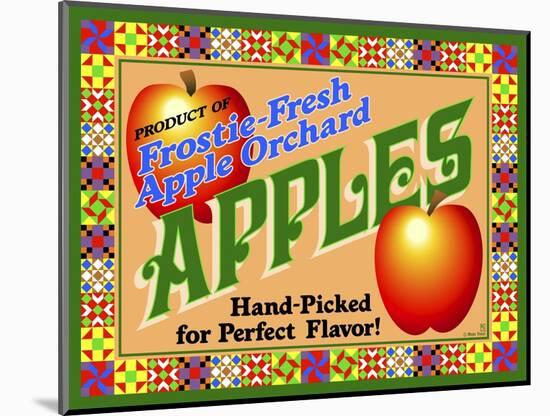 Apple Crate Label-Mark Frost-Mounted Premium Giclee Print