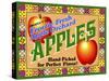 Apple Crate Label-Mark Frost-Stretched Canvas