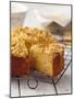 Apple Crumble Cake, a Piece Cut-Ashley Mackevicius-Mounted Photographic Print