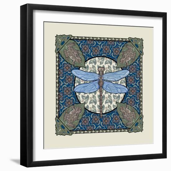 Apple Dragonfly-Michele Meissner-Framed Giclee Print