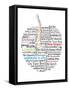 Apple Etiquette-Tenisha Proctor-Framed Stretched Canvas